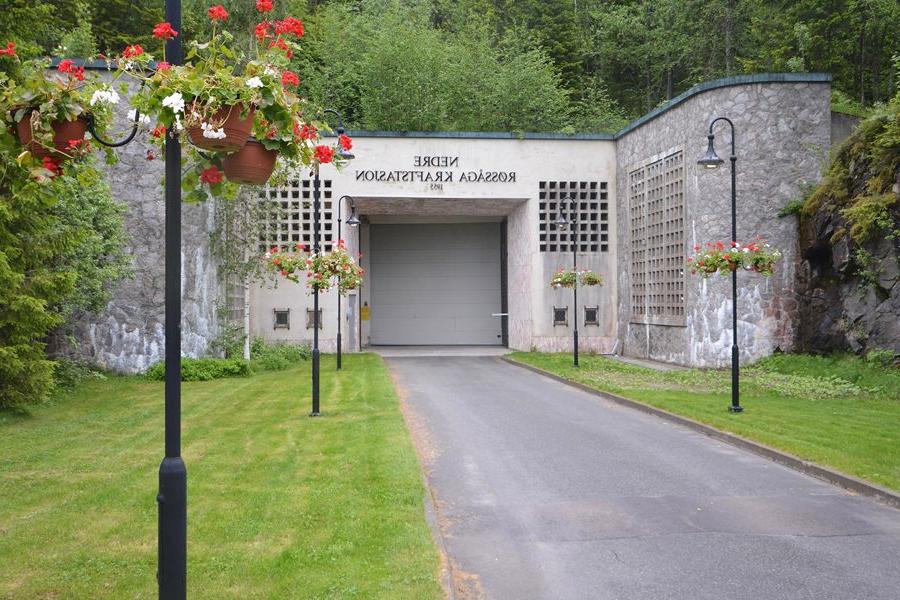 Entry portal at Nedre Røssåga power plant